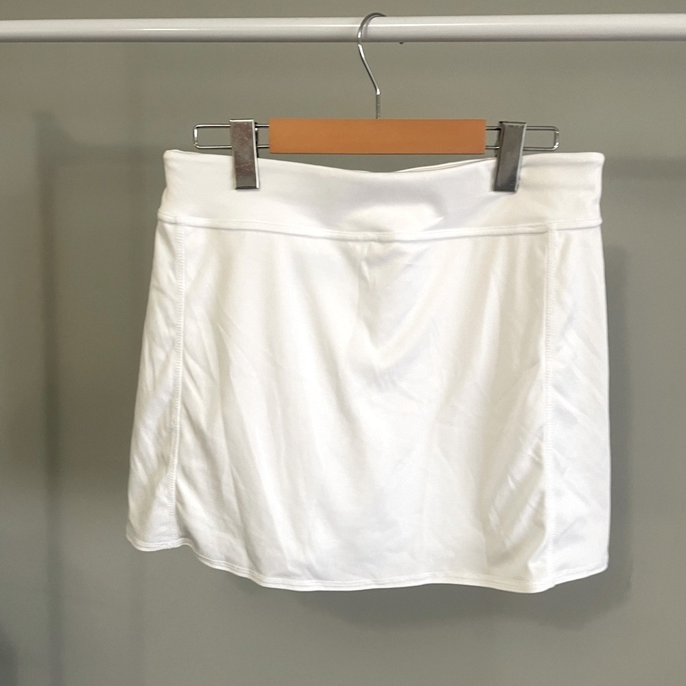 PGA Tour White and Grey Tennis Skort Size Small